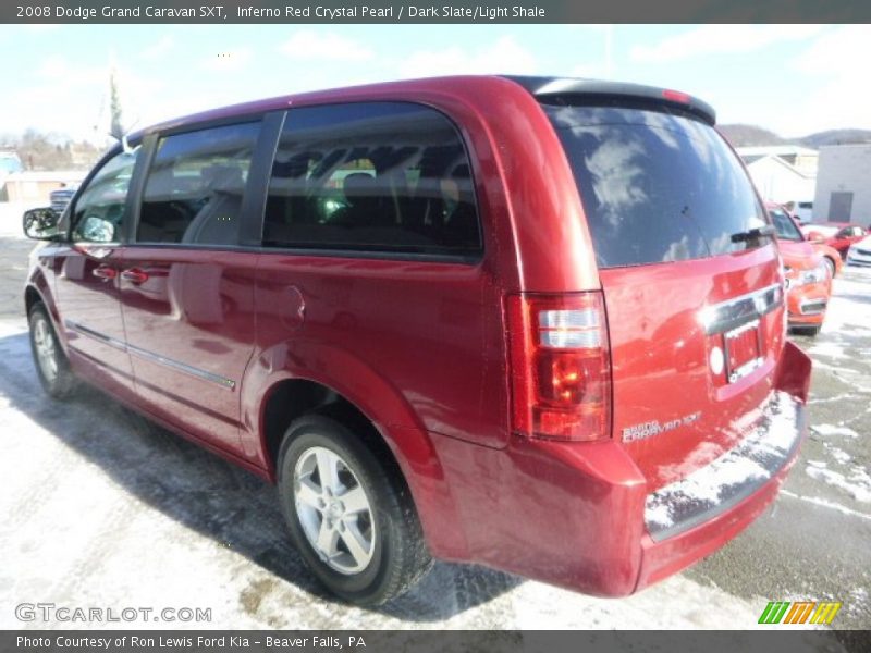 Inferno Red Crystal Pearl / Dark Slate/Light Shale 2008 Dodge Grand Caravan SXT