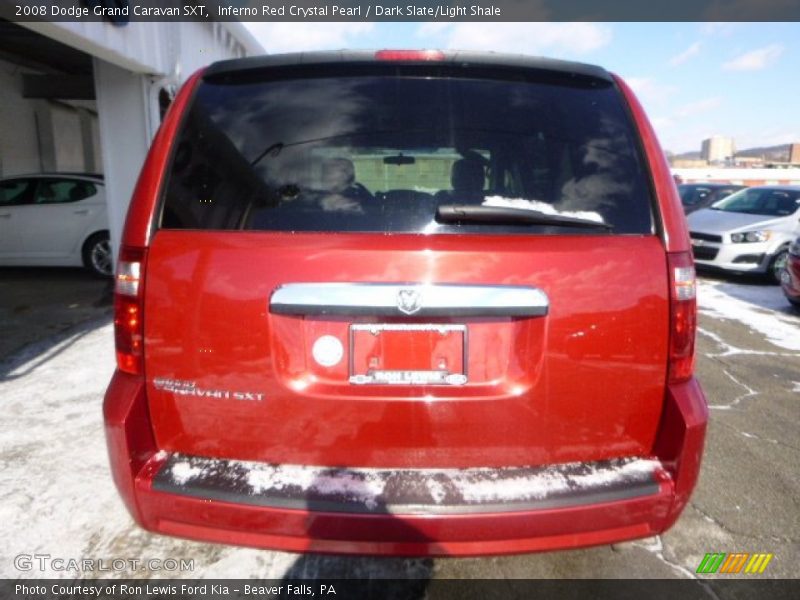 Inferno Red Crystal Pearl / Dark Slate/Light Shale 2008 Dodge Grand Caravan SXT