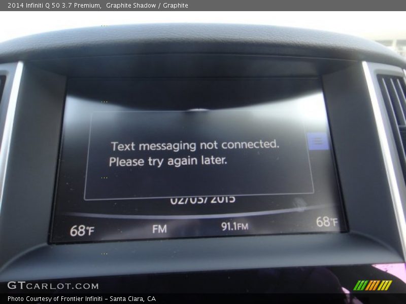 Graphite Shadow / Graphite 2014 Infiniti Q 50 3.7 Premium