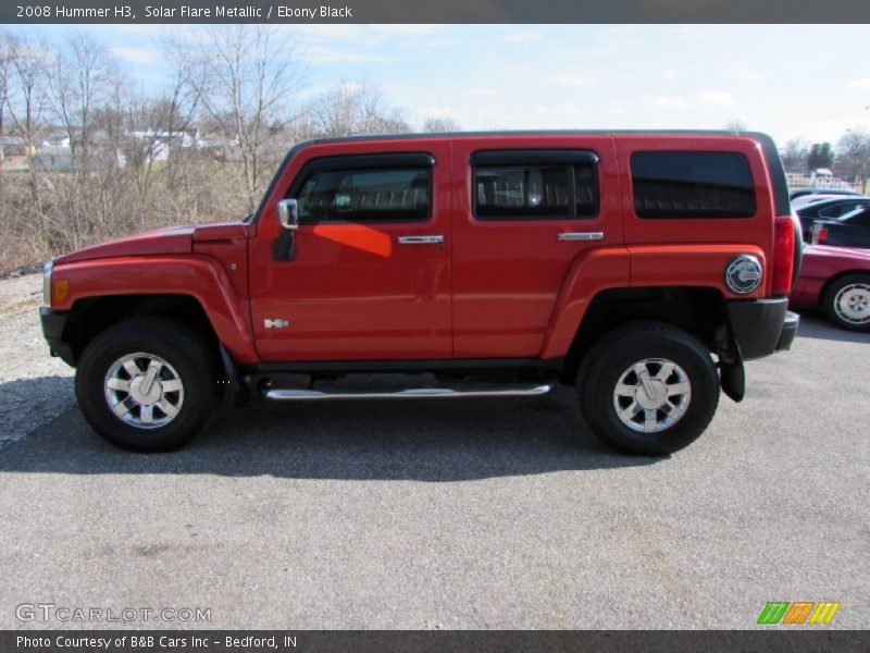 Solar Flare Metallic / Ebony Black 2008 Hummer H3