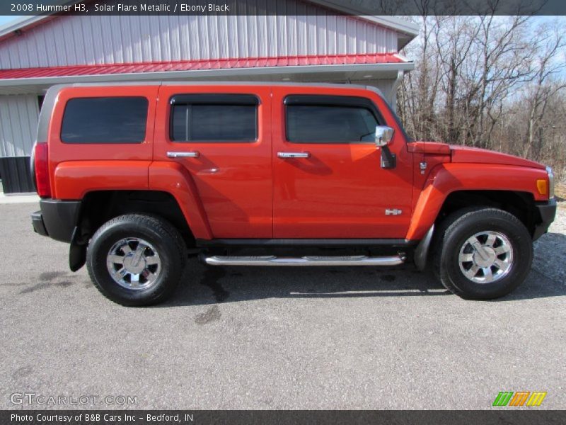 Solar Flare Metallic / Ebony Black 2008 Hummer H3