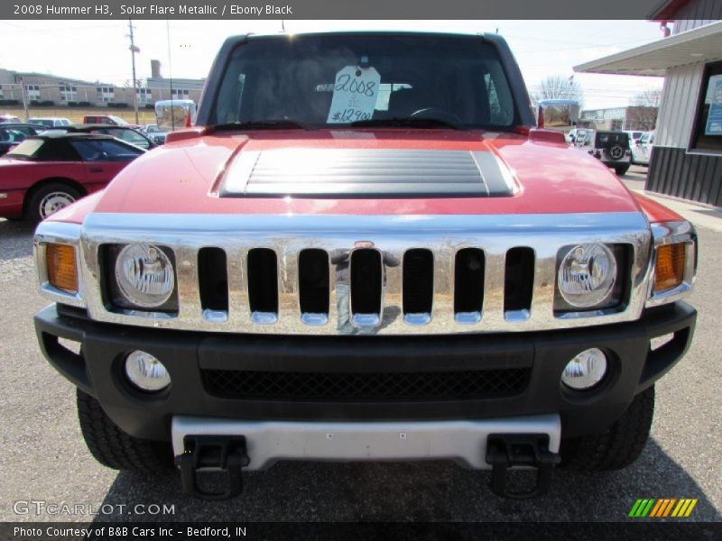 Solar Flare Metallic / Ebony Black 2008 Hummer H3