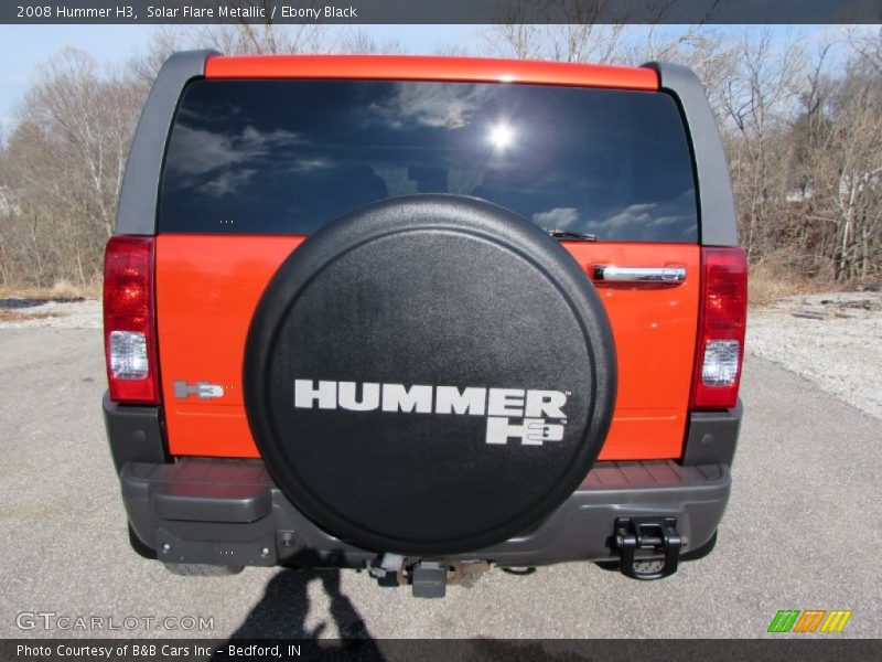 Solar Flare Metallic / Ebony Black 2008 Hummer H3