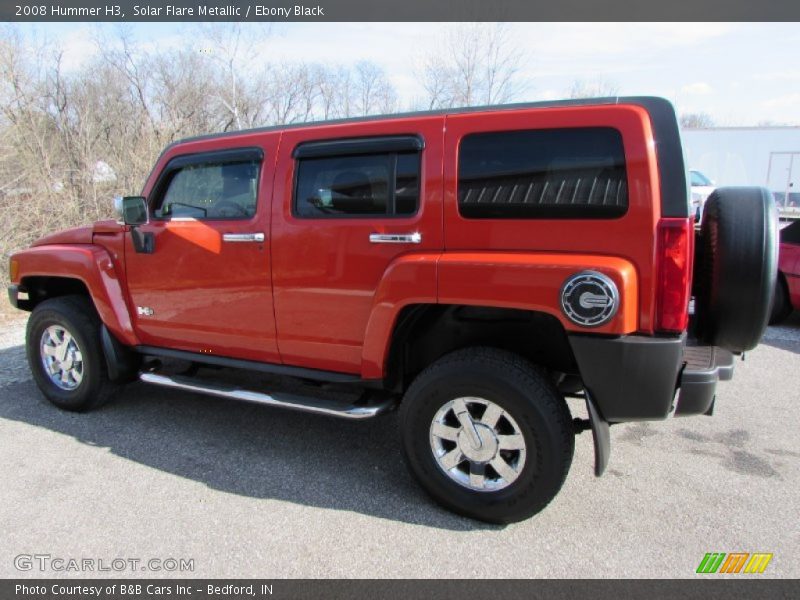 Solar Flare Metallic / Ebony Black 2008 Hummer H3