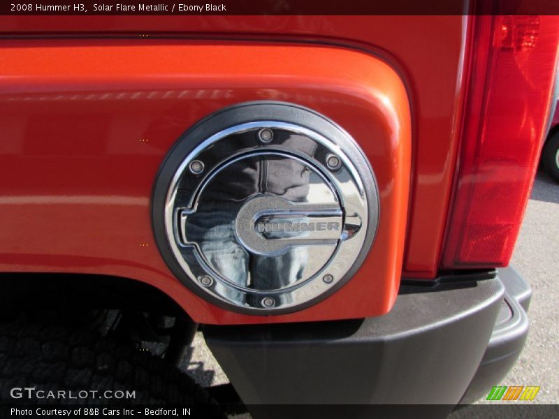 Solar Flare Metallic / Ebony Black 2008 Hummer H3