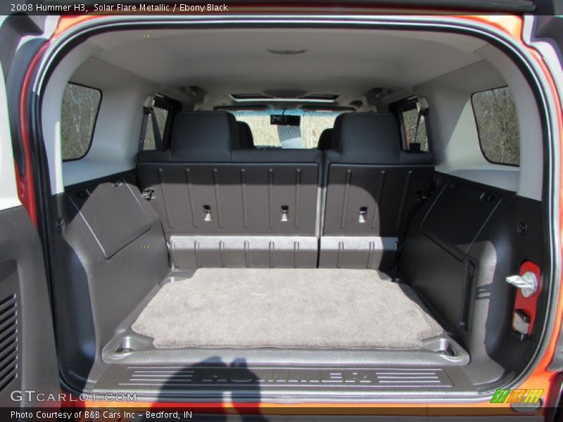 Solar Flare Metallic / Ebony Black 2008 Hummer H3