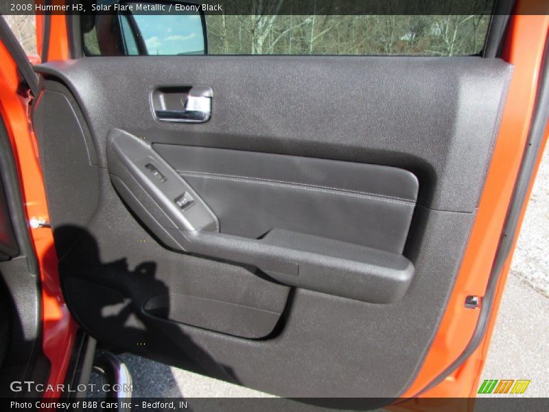 Solar Flare Metallic / Ebony Black 2008 Hummer H3