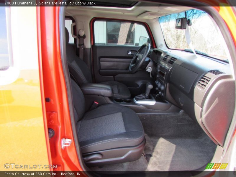 Solar Flare Metallic / Ebony Black 2008 Hummer H3