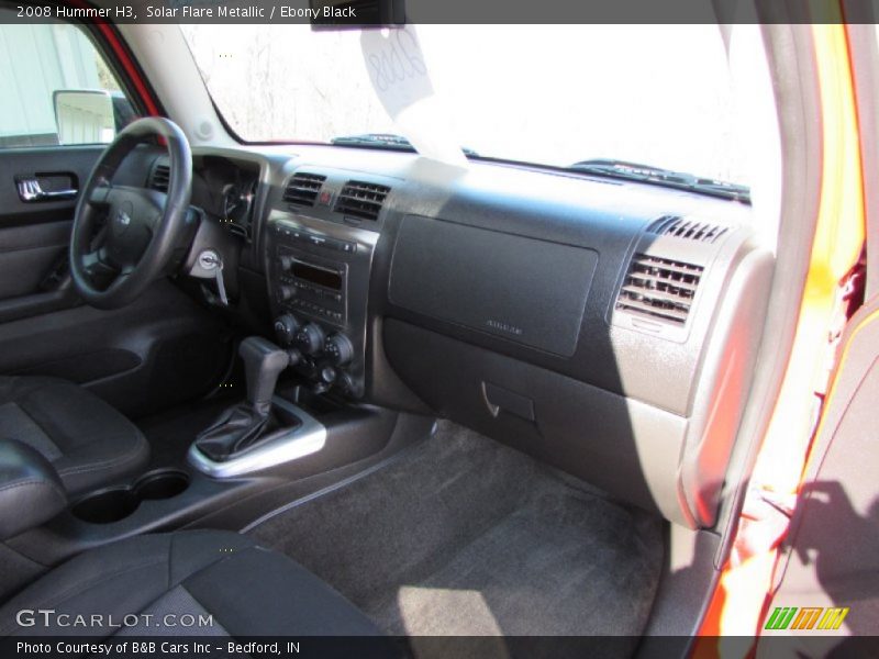 Solar Flare Metallic / Ebony Black 2008 Hummer H3