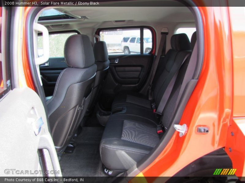 Solar Flare Metallic / Ebony Black 2008 Hummer H3