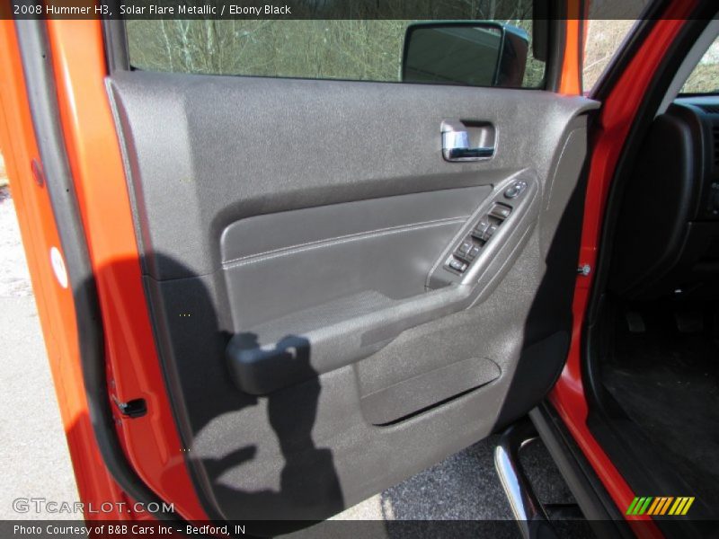 Solar Flare Metallic / Ebony Black 2008 Hummer H3