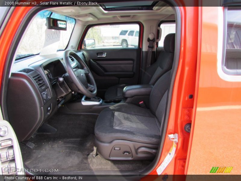 Solar Flare Metallic / Ebony Black 2008 Hummer H3