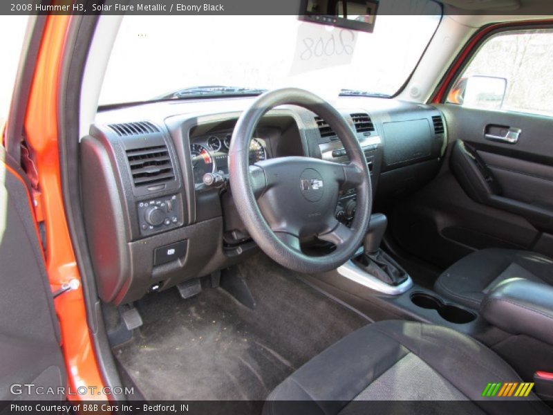 Solar Flare Metallic / Ebony Black 2008 Hummer H3