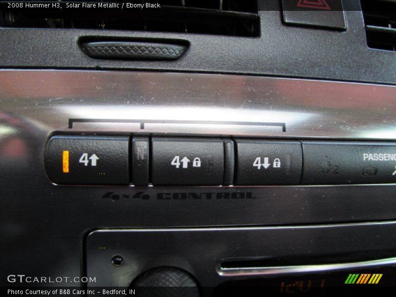 Solar Flare Metallic / Ebony Black 2008 Hummer H3