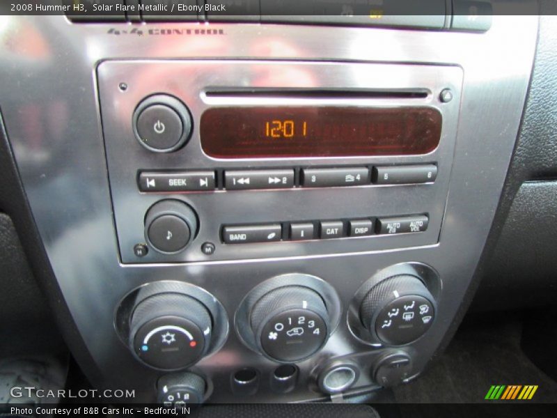 Solar Flare Metallic / Ebony Black 2008 Hummer H3