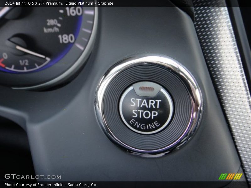 Liquid Platinum / Graphite 2014 Infiniti Q 50 3.7 Premium