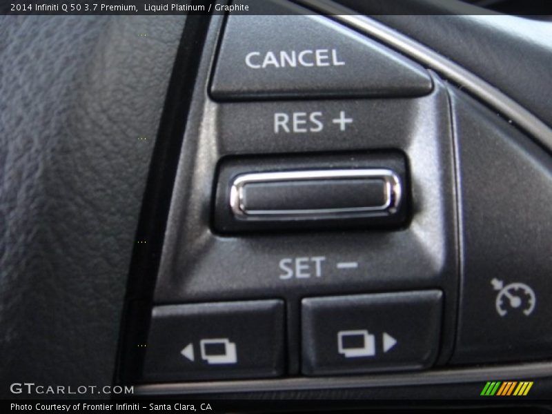 Liquid Platinum / Graphite 2014 Infiniti Q 50 3.7 Premium