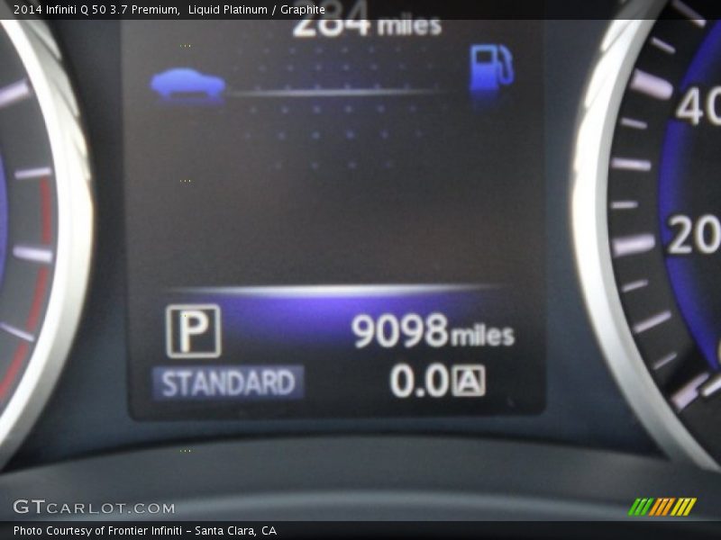 Liquid Platinum / Graphite 2014 Infiniti Q 50 3.7 Premium