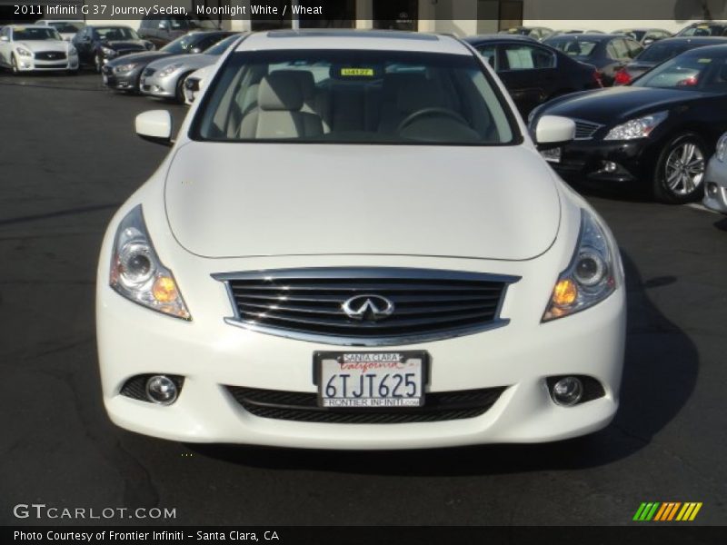 Moonlight White / Wheat 2011 Infiniti G 37 Journey Sedan