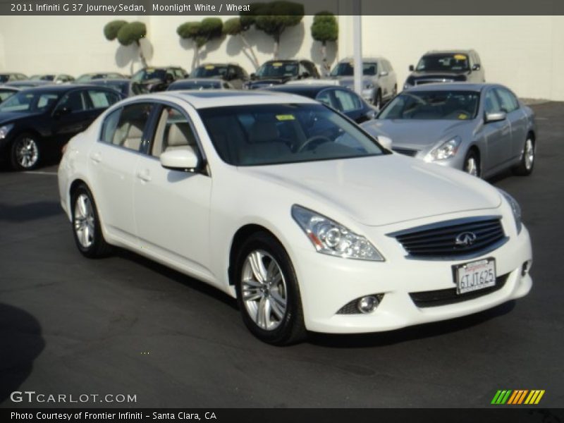 Moonlight White / Wheat 2011 Infiniti G 37 Journey Sedan