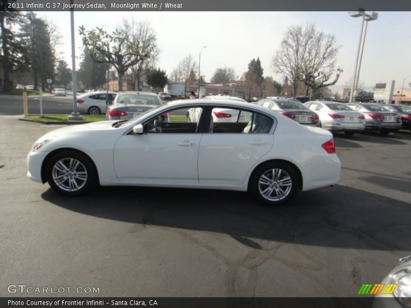 Moonlight White / Wheat 2011 Infiniti G 37 Journey Sedan