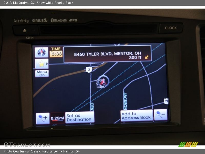 Snow White Pearl / Black 2013 Kia Optima SX