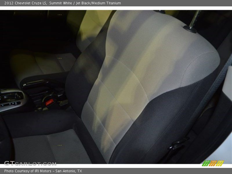 Summit White / Jet Black/Medium Titanium 2012 Chevrolet Cruze LS