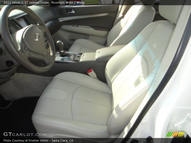 Moonlight White / Wheat 2011 Infiniti G 37 Journey Sedan