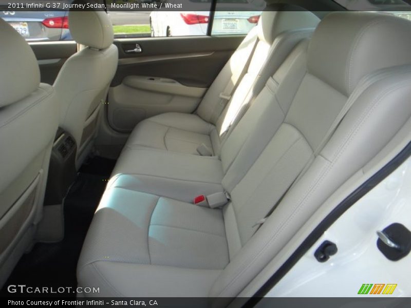 Moonlight White / Wheat 2011 Infiniti G 37 Journey Sedan