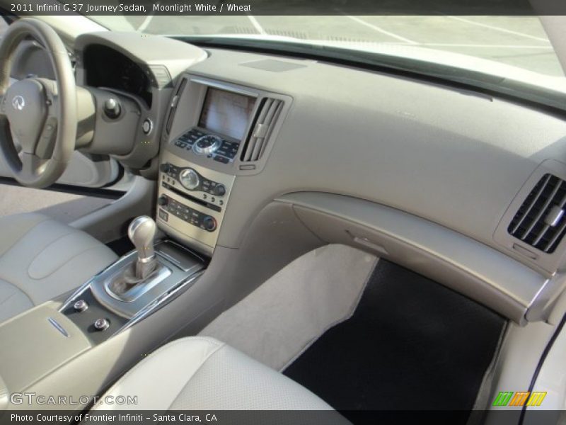 Moonlight White / Wheat 2011 Infiniti G 37 Journey Sedan