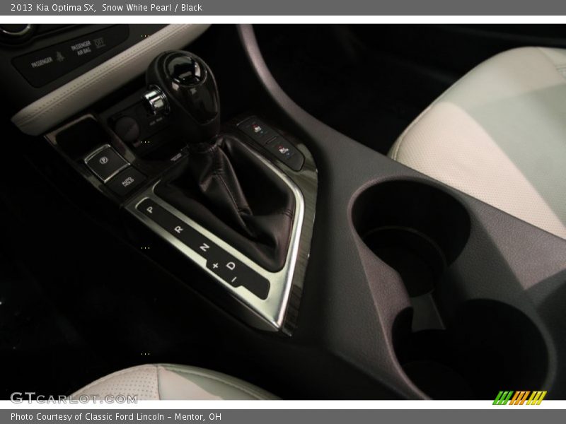Snow White Pearl / Black 2013 Kia Optima SX