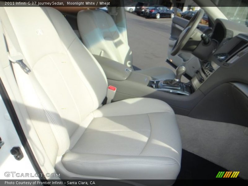 Moonlight White / Wheat 2011 Infiniti G 37 Journey Sedan
