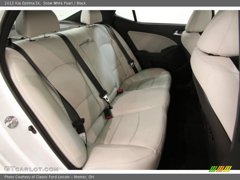Snow White Pearl / Black 2013 Kia Optima SX
