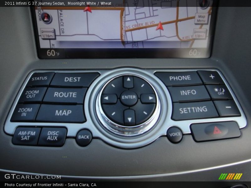 Moonlight White / Wheat 2011 Infiniti G 37 Journey Sedan