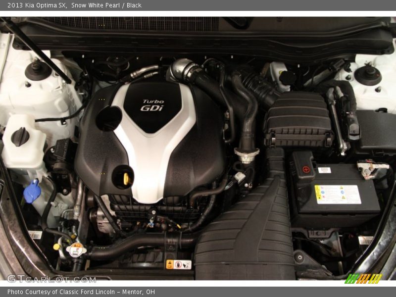 Snow White Pearl / Black 2013 Kia Optima SX