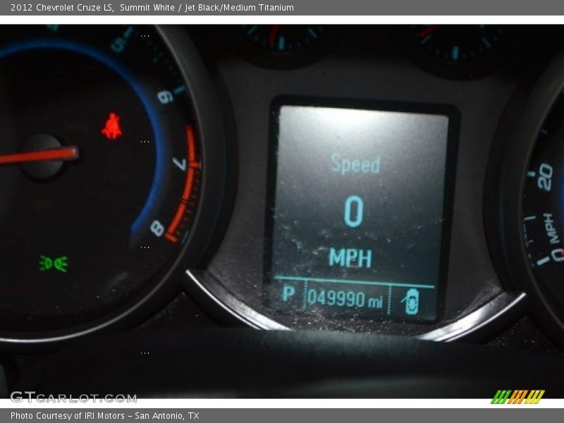 Summit White / Jet Black/Medium Titanium 2012 Chevrolet Cruze LS