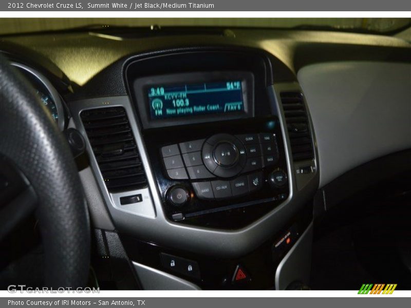 Summit White / Jet Black/Medium Titanium 2012 Chevrolet Cruze LS