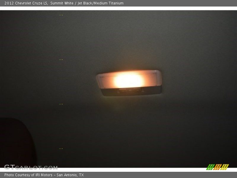 Summit White / Jet Black/Medium Titanium 2012 Chevrolet Cruze LS