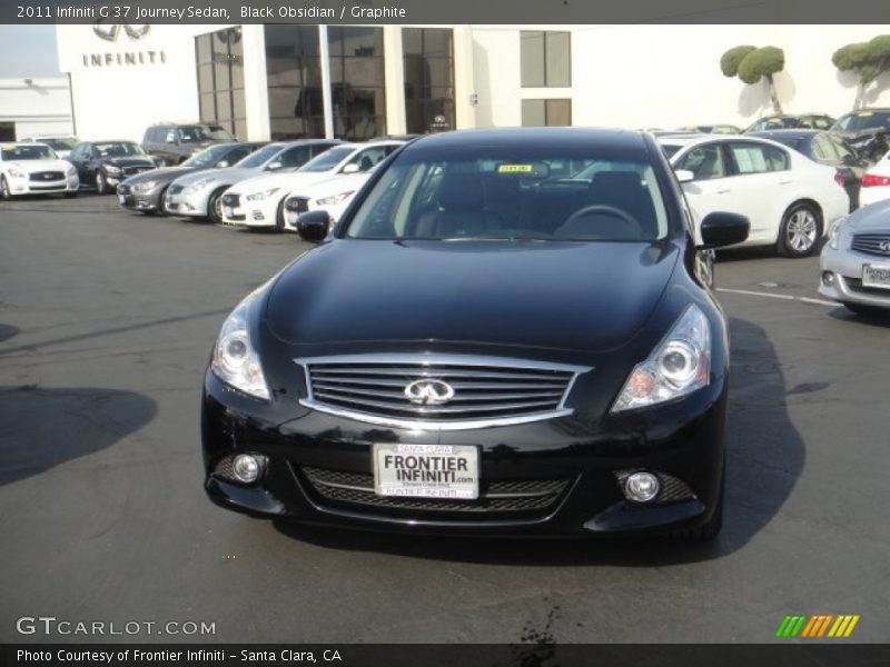 Black Obsidian / Graphite 2011 Infiniti G 37 Journey Sedan