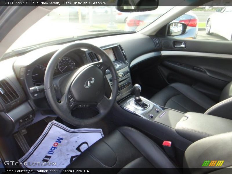 Black Obsidian / Graphite 2011 Infiniti G 37 Journey Sedan