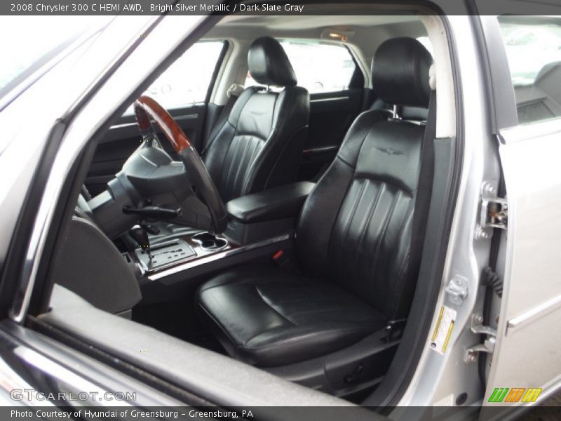 Bright Silver Metallic / Dark Slate Gray 2008 Chrysler 300 C HEMI AWD