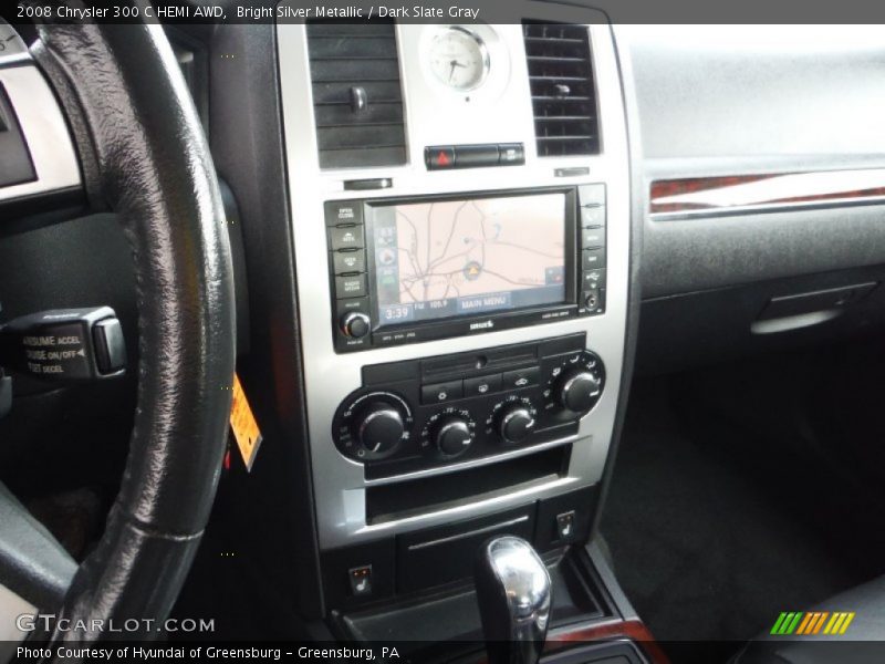 Bright Silver Metallic / Dark Slate Gray 2008 Chrysler 300 C HEMI AWD