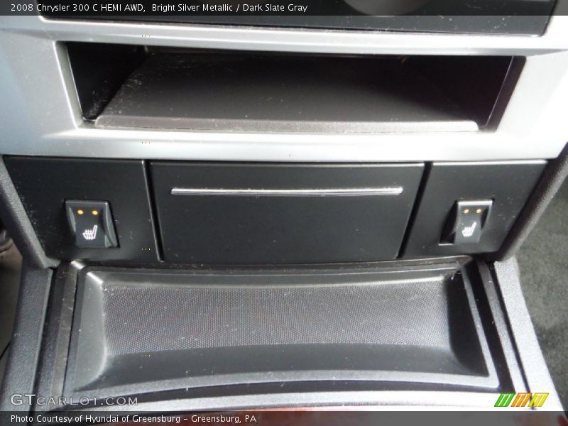 Bright Silver Metallic / Dark Slate Gray 2008 Chrysler 300 C HEMI AWD