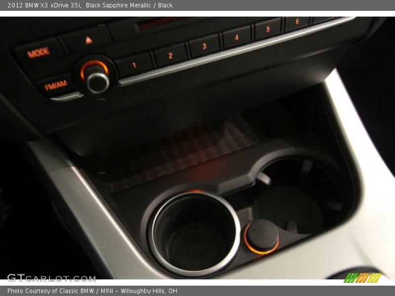 Black Sapphire Metallic / Black 2012 BMW X3 xDrive 35i