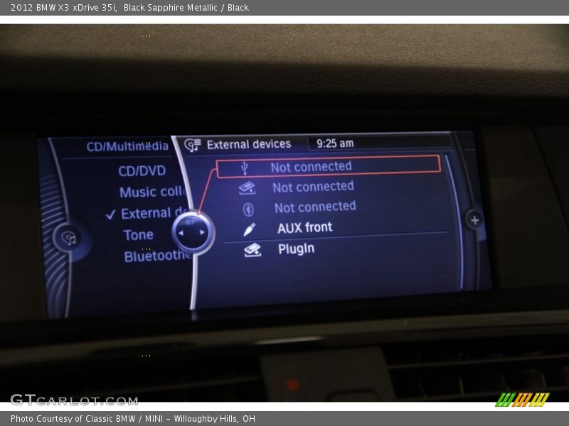 Black Sapphire Metallic / Black 2012 BMW X3 xDrive 35i