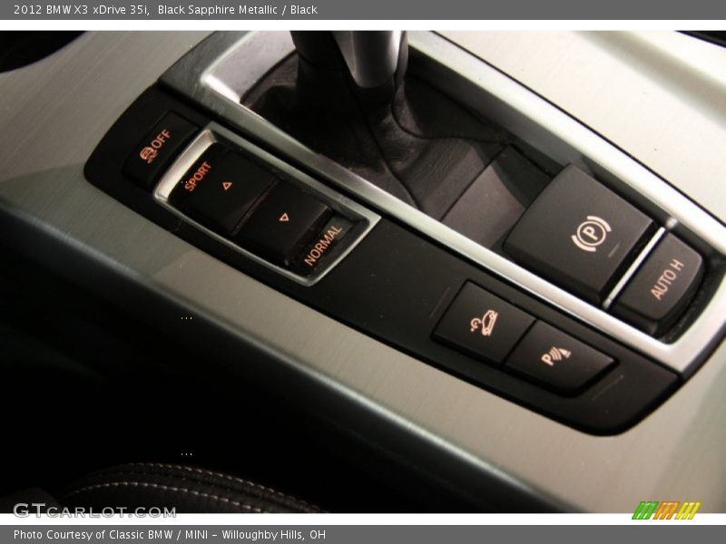 Black Sapphire Metallic / Black 2012 BMW X3 xDrive 35i