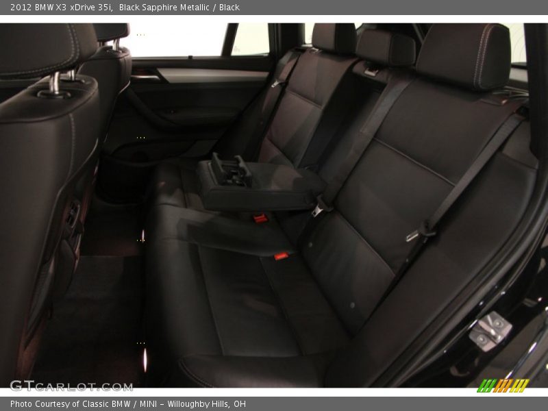 Black Sapphire Metallic / Black 2012 BMW X3 xDrive 35i