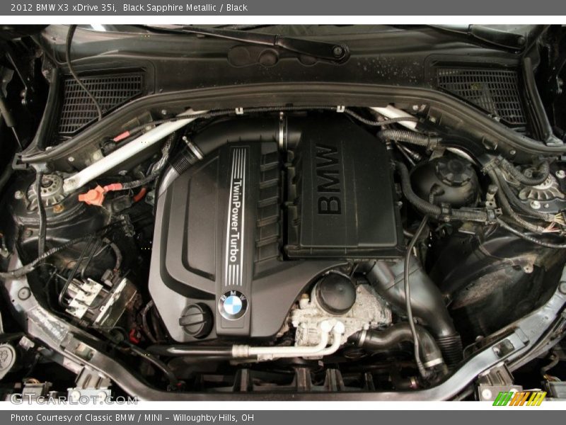  2012 X3 xDrive 35i Engine - 3.0 Liter TwinPower Turbocharged DOHC 24-Valve VVT Inline 6 Cylinder