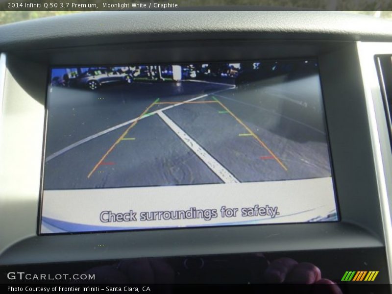 Moonlight White / Graphite 2014 Infiniti Q 50 3.7 Premium