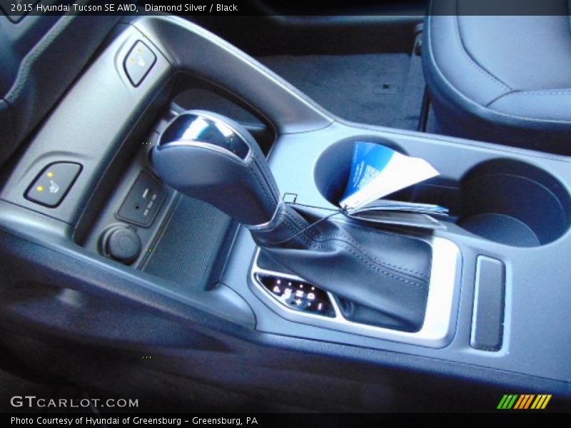 Diamond Silver / Black 2015 Hyundai Tucson SE AWD